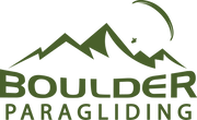 Boulder Paragliding Green Logo PNG