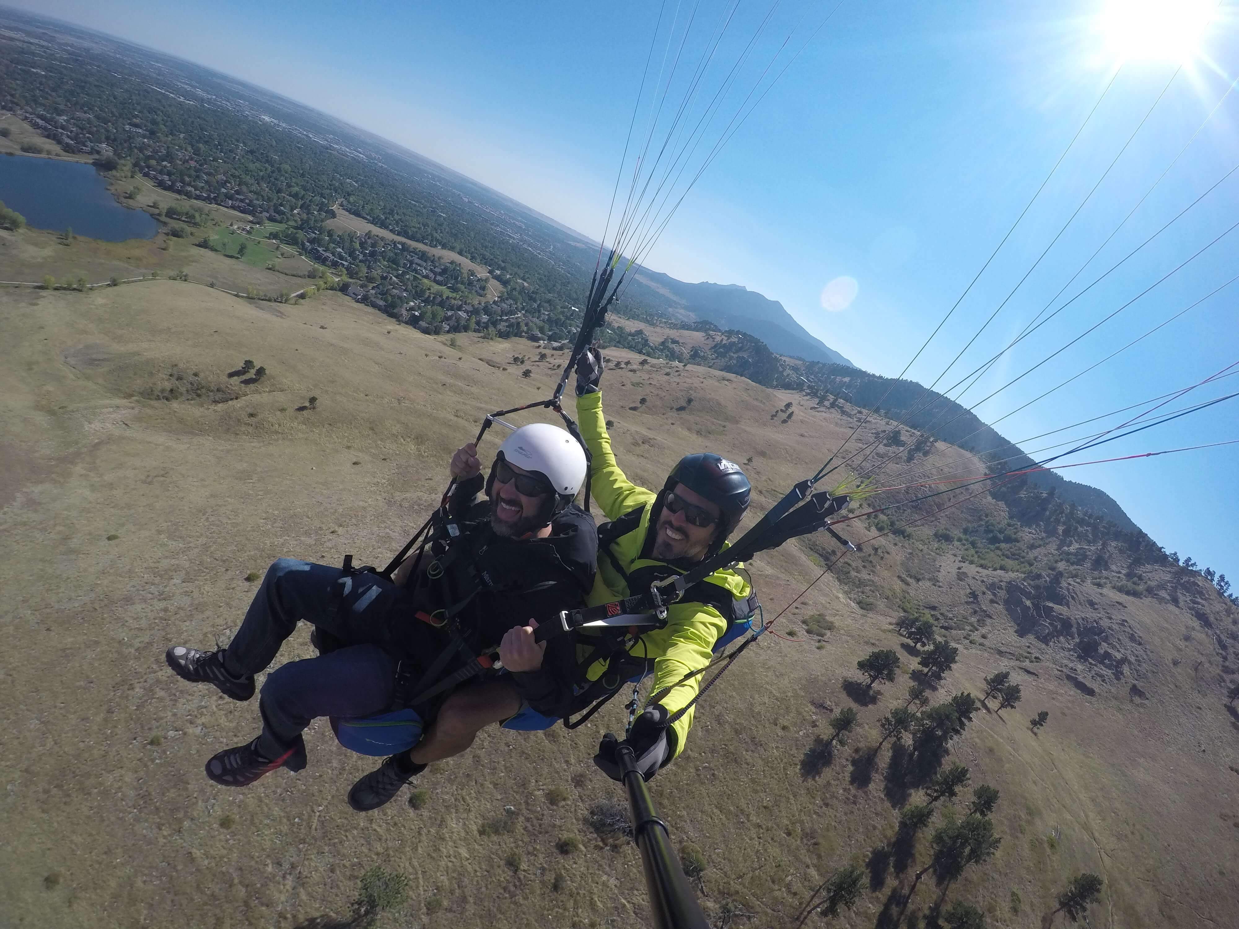 Boulder Paragliding Tandem Flights